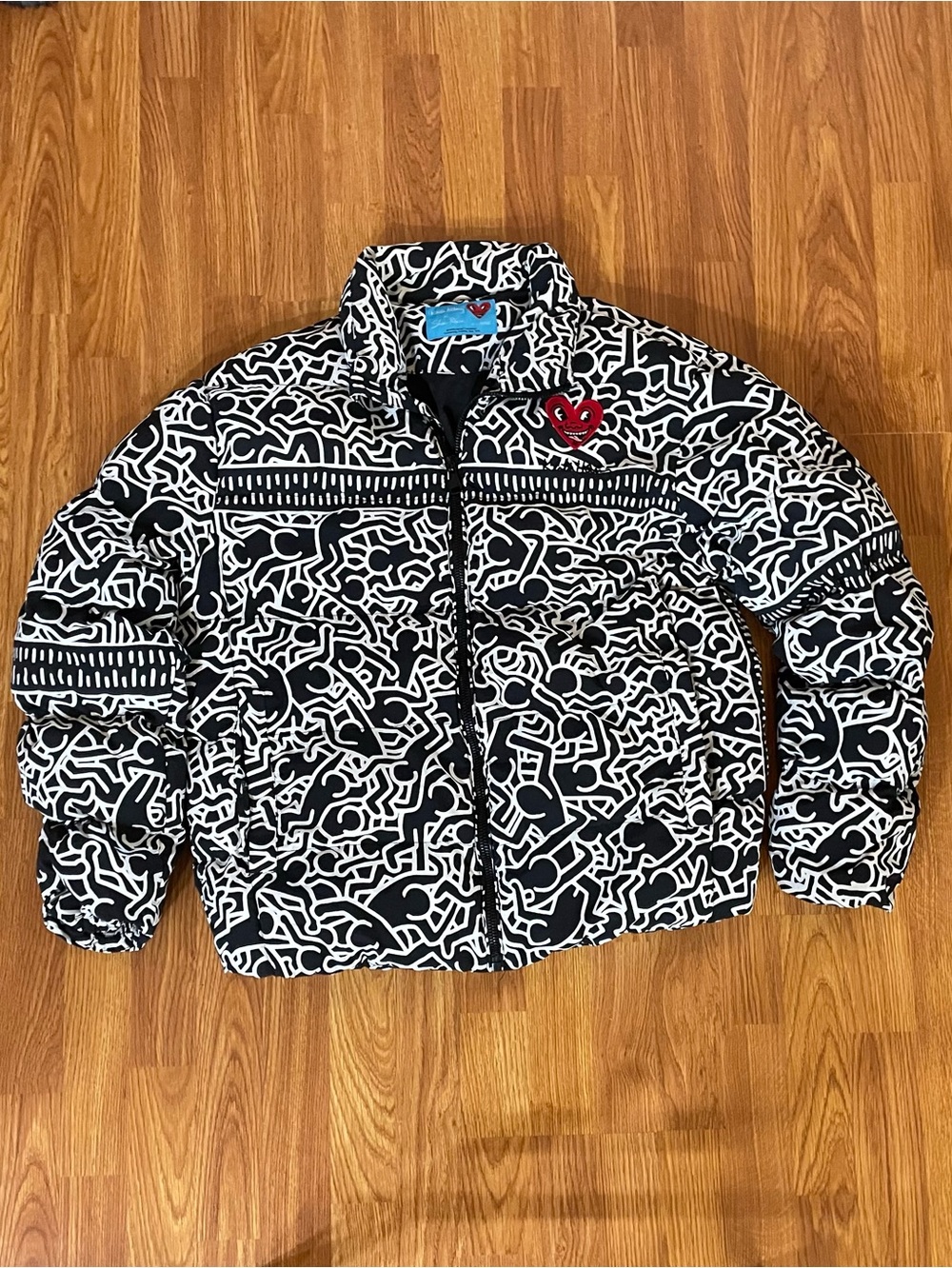 Keith Haring x Shoe Palace Puffer Jacket Size XL EUC - Picture 11 of 12